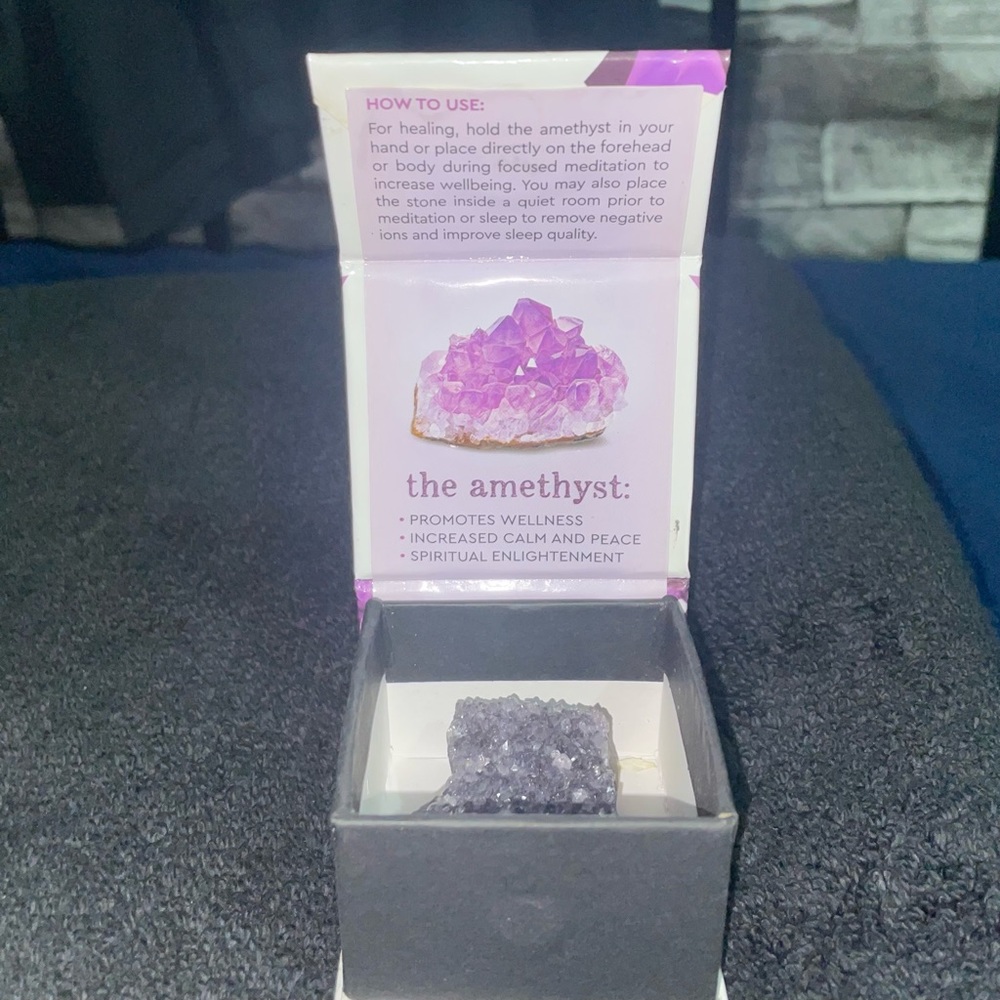 Amethyst wellness stone